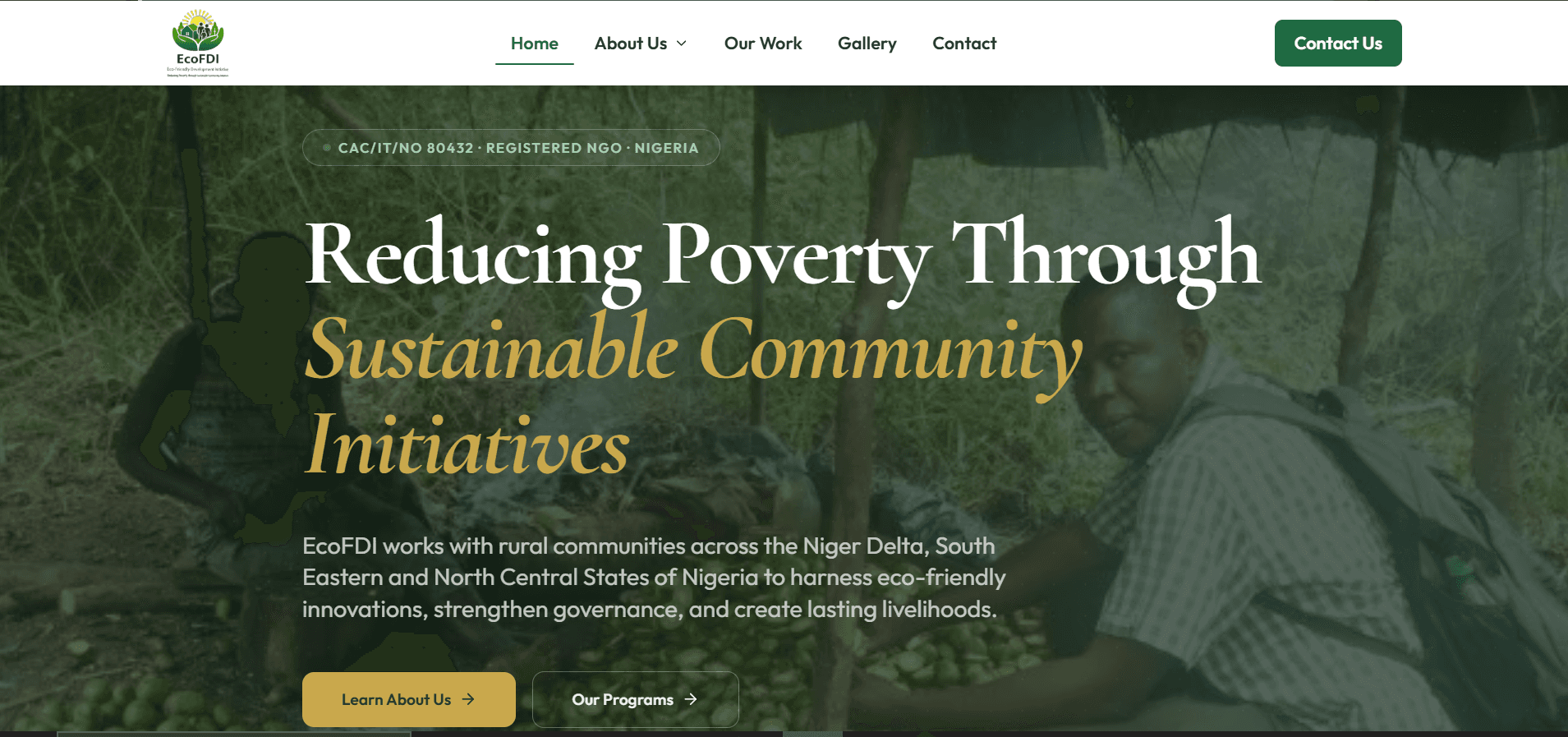 EcoFDI — Environmental NGO Platform